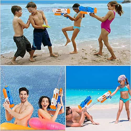 balnore Juguete Pistola de Agua con Largo Alcance para niños Pistola de Agua para Adultos 10-12 Metros de Rango 1200ML Playa tuberías al Aire Libre Fiesta Piscina Piscina Playa Juego de Lucha de Agua | maxjardin