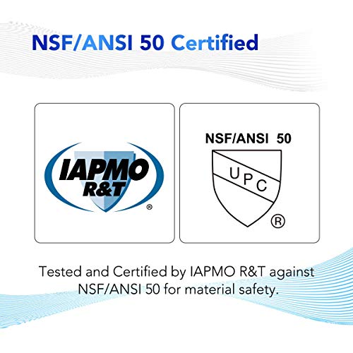 Certificados de los Filtros de SPA (2 uds.) para bañera de hidromasaje de 50 'para Pleatco PRB501N, Arctic, Beachcomber, Canadian, Hydropool & Jacuzzi, Unicel c4950. POOLPURE