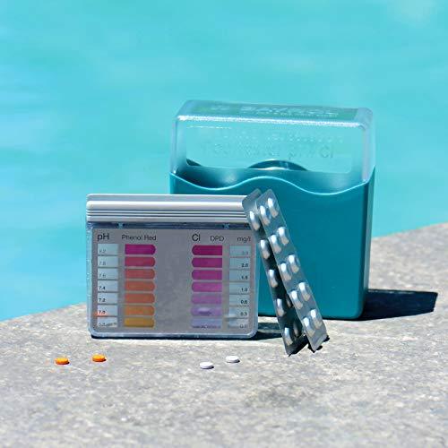Tabletas para la medición de PH y cloro en piscinas, 2 x 20 tabletas. Bayrol PoolTester 287123 | maxjardin