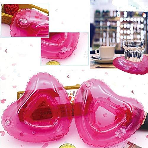 Amaza 15 Piezas Linda & Gran Flotabilidad Posavasos Flotadores Set con 1 Bomba de Aire Libre para Piscina Hot Tub Luau Party | maxjardin