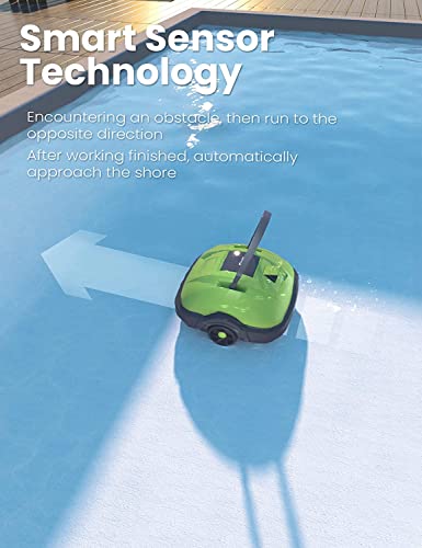 Sensor de tecnología inteligente del Robot Limpiafondos WYBOT para Piscina.