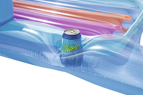 Detalle portalatas de Sillón Tumbona Hinchable Fashion 161x84 cm BESTWAY 43028 | maxjardin