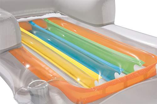 Detalle de BESTWAY 43028 Sillón Tumbona Hinchable Fashion blanco de 161x84 cm | maxjardin