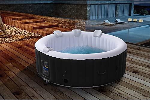 Spa Piscina In-Outdoor Whirlpool Inflable. Bienestar con Calefacción y Masaje. AREBOS