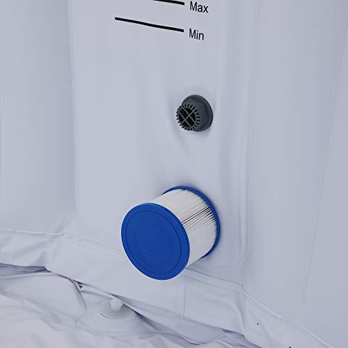 Detalle del Spa Piscina In-Outdoor Whirlpool Inflable. Bienestar con Calefacción y Masaje. AREBOS