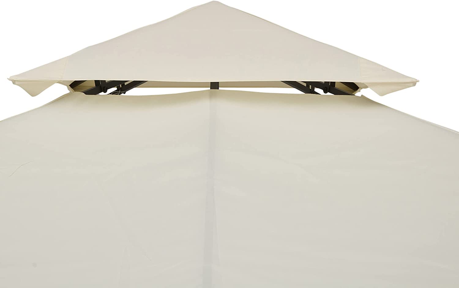 Techo de Reemplazo 3X3 m para Carpa, Color Crema. Outsunny