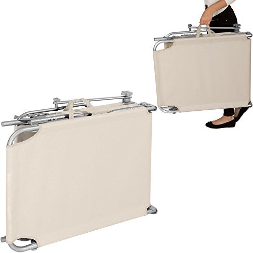 Hamaca plegada y transportable del regulable