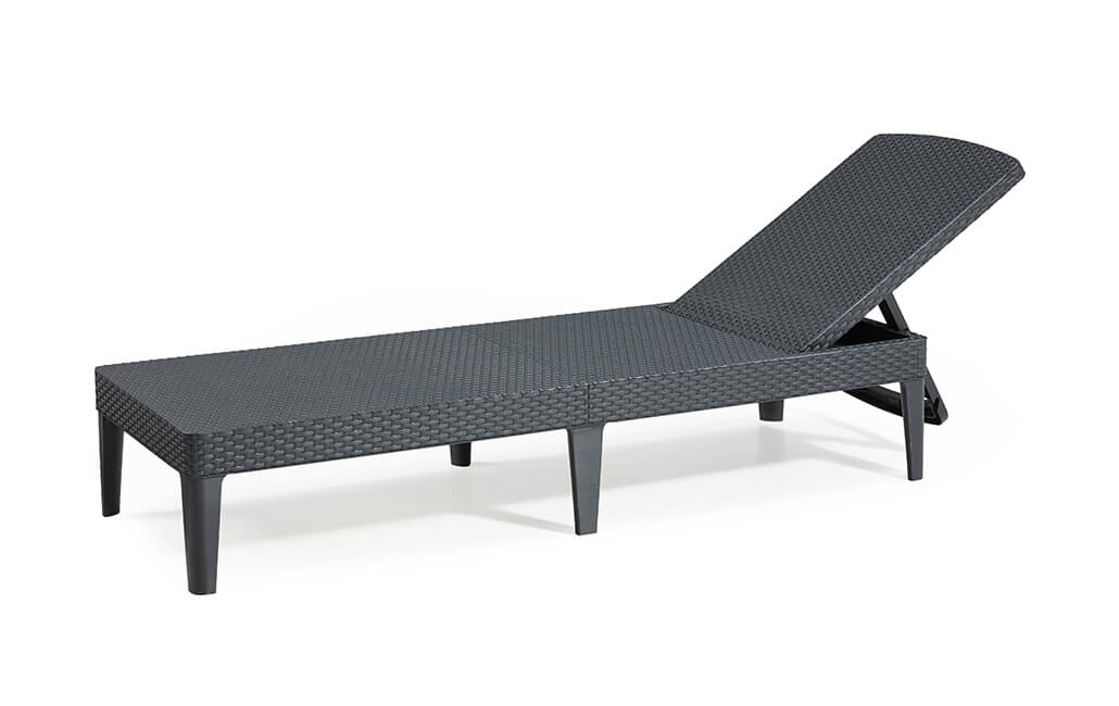 Tumbona keter Jaipur sin almohadas color grafito