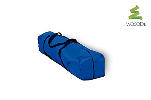 Carpa Plegable 3x3m Classic Azul, Montaje Rápido, Resistente al agua. Vista en bolsa de transporte. Wasabi.