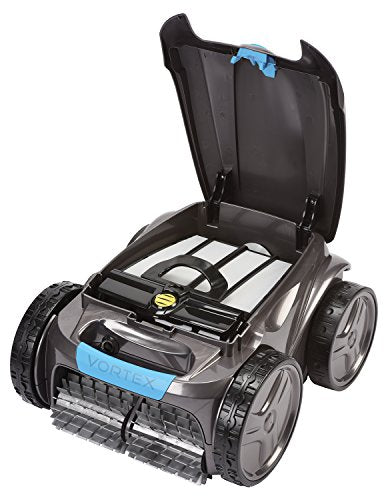 Tapa del filtro abierta del Limpiafondos Autónomo para Piscina Vortex, Fondo Paredes Línea de Agua. OV 3505. WR000152. Zodiac