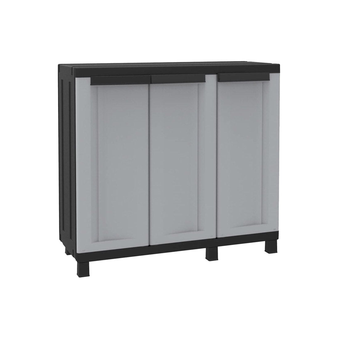 Armario bajo de 3 puertas Terry Twist Black