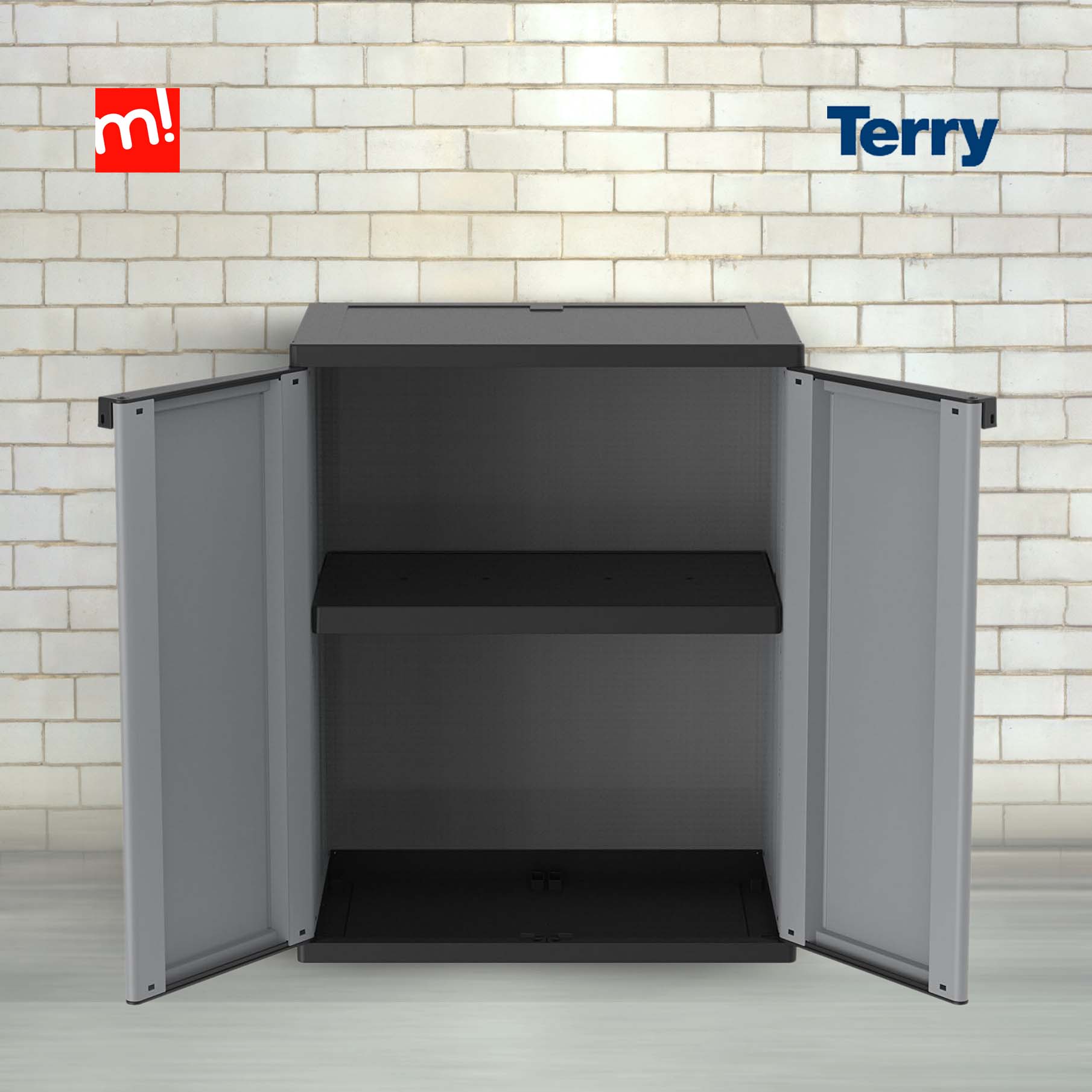 Armario bajo Terry JLine 68 en ambiente Maxjardín