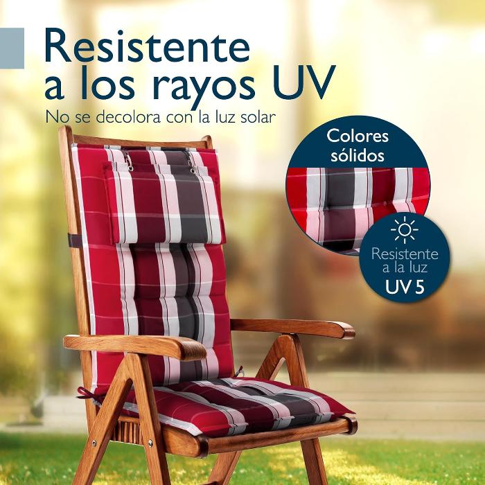 Detalle de la resistencia a los rayos UV5 de la almohada del cojín Beautissu | maxjardin 