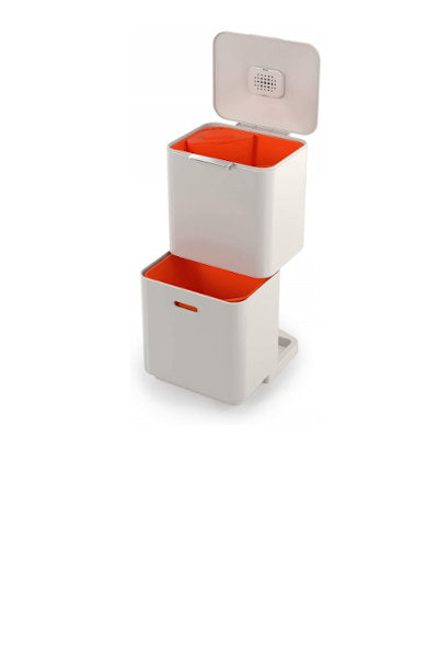 Cubo doble en totem para separación de resíduos en la cocina de Songmics