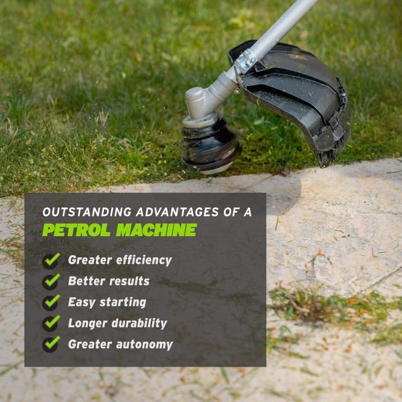 Motor a gasolina de la  Desbrozadora Greencut y características