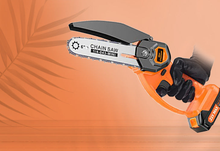 Mini motosierra portátil con batería de 21 v Xiazir