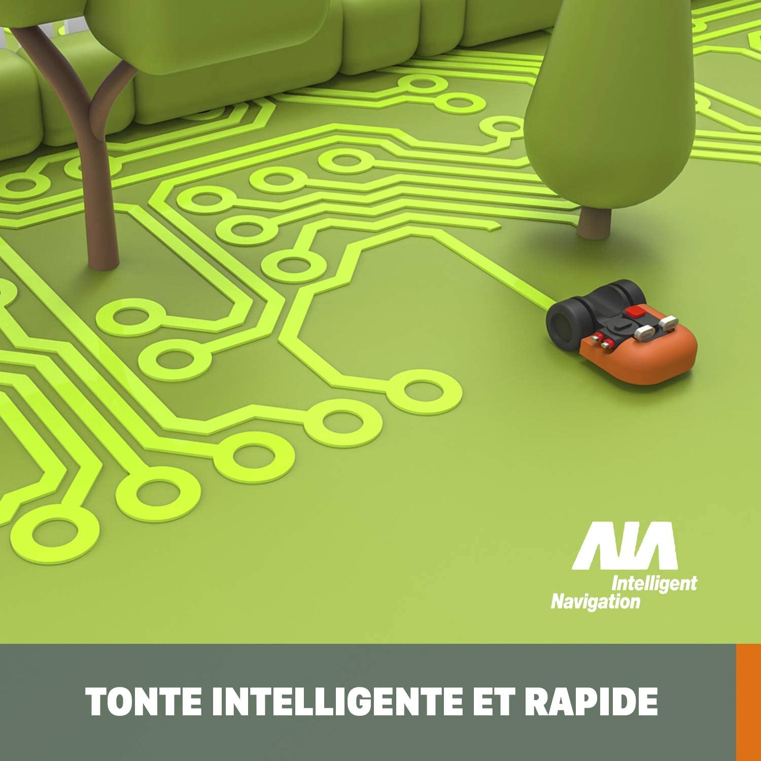 Robot Cortacésped Worx Landroid s300 wr130e hasta 300 m². Control desde la APP por Wifi. S 300. WORX