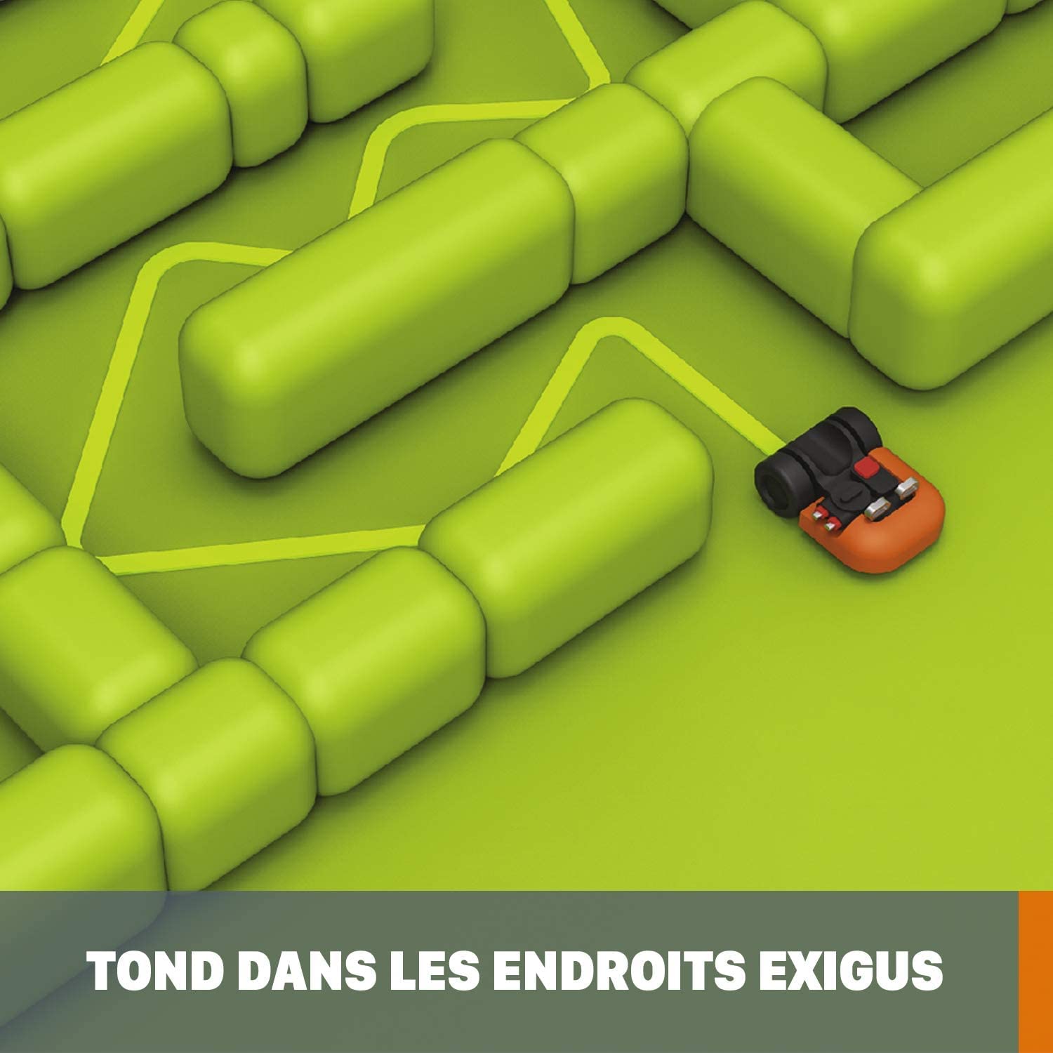 Robot Cortacésped Worx Landroid s300 wr130e hasta 300 m². Control desde la APP por Wifi. S 300. WORX