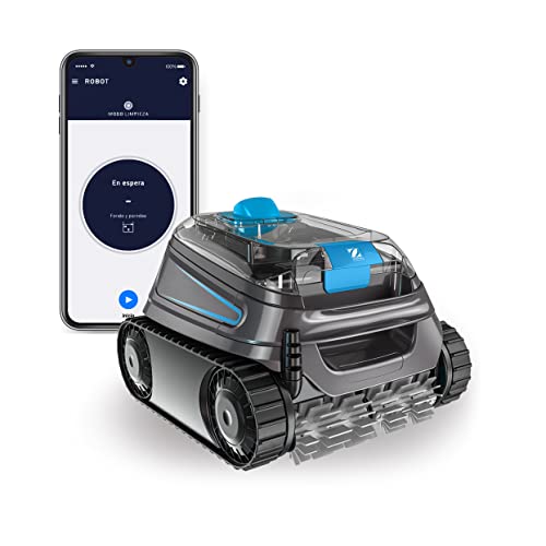 Robot limpiafondos Zodiac para piscina de hasta 12x6 metros, controlada desde APP del móvil. CNX 30 iQ.