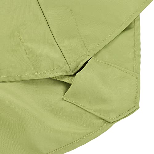 Detalle del bolsillo refuerzado para introducir la varilla al Toldo de repuesto para sombrilla de patio de 3 m, grueso y fuerte, con 8 varillas. Plcnn