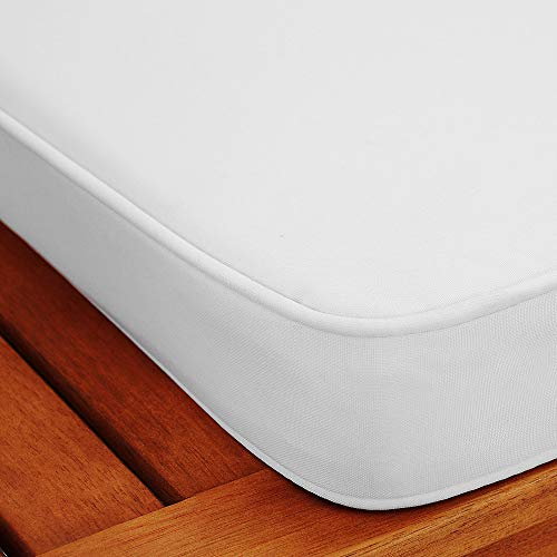 Banco de Exterior de Madera de Acacia con Almacenaje  120x62cm. Detalle de cojínl. Casaria