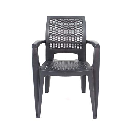 Lote 4 SILLAS Caribe Resina color Antracita GRAN OFERTA!, 85x54x44 cm. CREVICOSTA