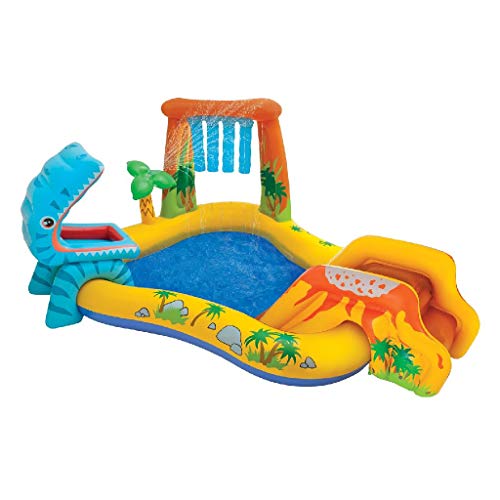 Centro juegos hinchable dinosaurio 249 x 191 x 109 cm, 272 litros. 57444NP -  Intex 