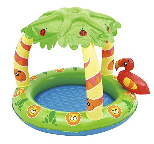 Piscina Hinchable Infantil con Parasol Friendly Jungle. Bestway | maxjardin