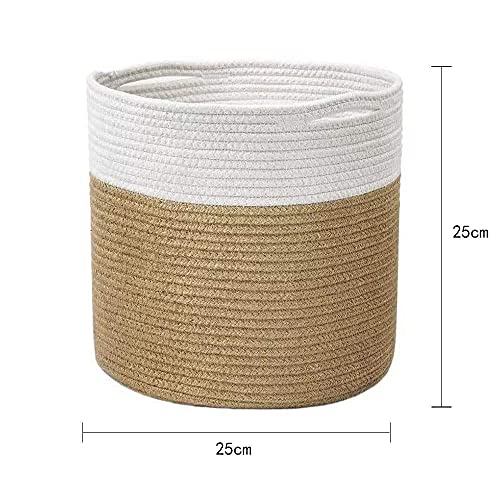 Cesta de Plantas con Forro para Macetas de Interior para Decoración Plegables de 23 cm NATTHSWE