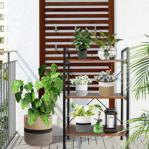 Cesta de Plantas con Forro para Macetas de Interior para Decoración Plegables de 23 cm NATTHSWE
