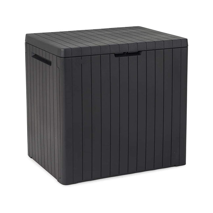 Arcón Efecto Madera City Box, 44 x 58 x 55 cm. Keter | maxjardin
