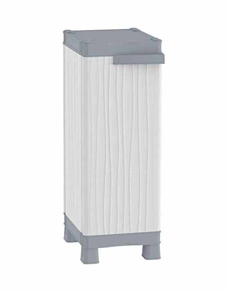 Terry Base 350 UW Armario 2 Estantes Internos, Gris, 35x43,8x97,6 cm | maxjardin