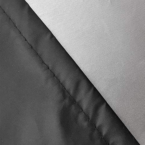 Tejido de Funda impermeable para Mesa Exterior Redonda o spa Lay Z para Patio o Terraza de tejido Oxford Resistente Ø190X71cm. AWNIC