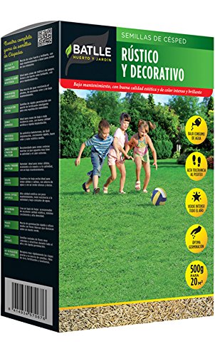 Semillas de Césped - Césped Rústico y Decorativo 500g - Batlle