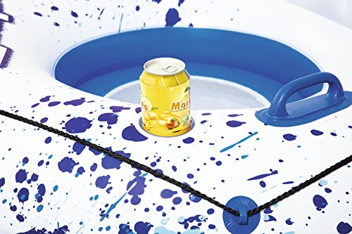 Flotador Hinchable con Respaldo Luxury Lounge 119 cm. Con hueco portalatas. 43108 -  Bestway