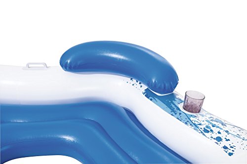 Colchoneta gigante para 3 personas Hinchable con Respaldo 199x176 cm. Detalle de respaldo. 43111 -  Bestway