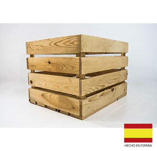 Caja de Madera Natural Vintage Decorativa de Almacenamiento. Fabricado en España. Decorando con Sam | maxjardin