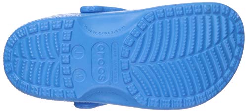 Vista de suela de Zuecos Unisex Niños, Ocean, 25/26 EU. Classic Clog K, Crocs 