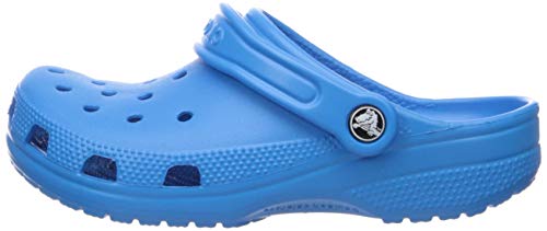 Vista de perfil Zuecos Unisex Niños, Ocean, 25/26 EU. Classic Clog K, Crocs 