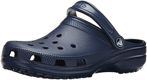 Vista de perfil de los Zuecos Unisex Adulto, Classic Clog, Azul (Navy), 36/37 EU. Crocs