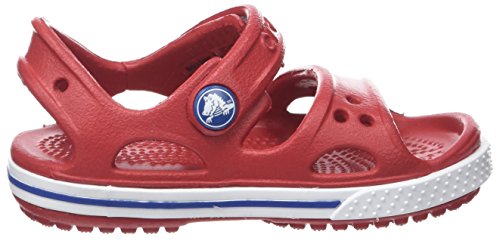 Perfil de Sandalias infantiles Crocs Unisex Rojas 24/25 EU 