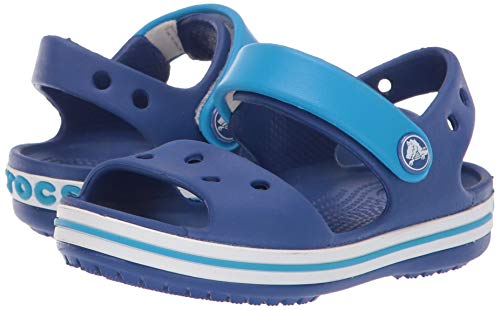 Vista general de Sandalias infantiles Crocs Unisex Azules (Cerulean Blue/Ocean), 19/20 EU. Crocband Sandal Kids
