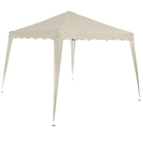 Cenador Capri Beige 3x3 m Plegable, Impermeable. Vista general. Deuba.