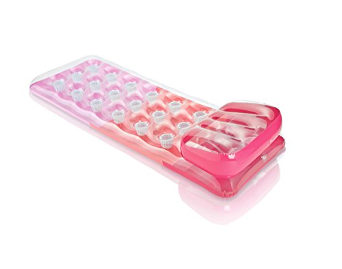 Modelo rosa de Colchoneta hinchable, 188 X 71 x 15 cm de vinilo grueso (0,28 mm) [modelo surtido]