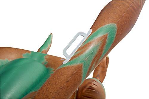 Detalle de asideros del cuello en Dinosaurio Hinchable PreHistorico 198x164 cm Bestway 41105 | maxjardin