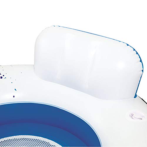 Flotador Hinchable con Respaldo Luxury Lounge 119 cm. Detalle respaldo. 43108 -  Bestway