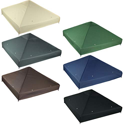Repuesto de Techo Carpa 3 x 3 m, resistente al agua, PCV Soft 370 g/m², extra fuerte, Color Beige. Freigarten.