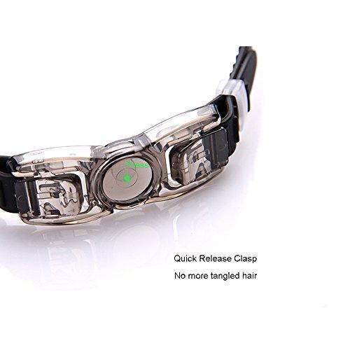 Cierre que te protege el cabello con Gafas de Natación Antivaho Sin Fugas y Protección UV Unisex Adultos y Niños - Azul. BEEWAY