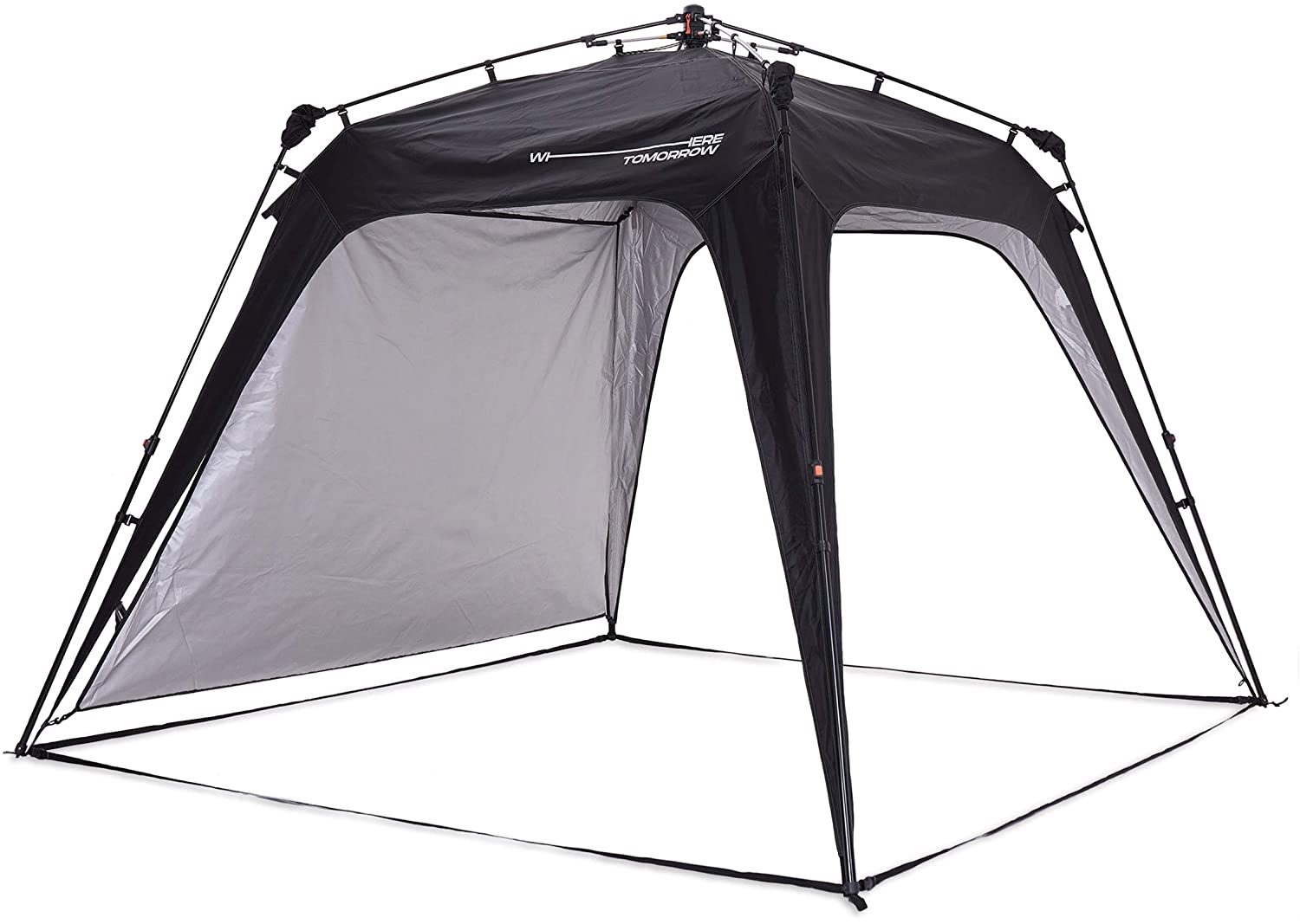 Carpa plegable con 1 pared incluída para acampada o festival de Lumaland