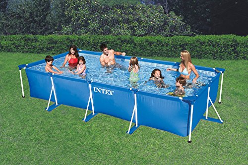 Piscina desmontable tubular, 450 x 220 x 84 cm,【7127 litros】 Small Frame. 28273NP. Intex